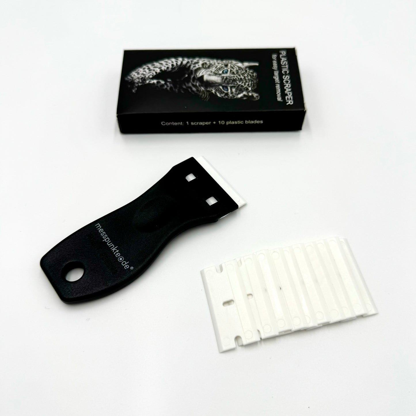 Plastic Scraper for 3D Target Dots