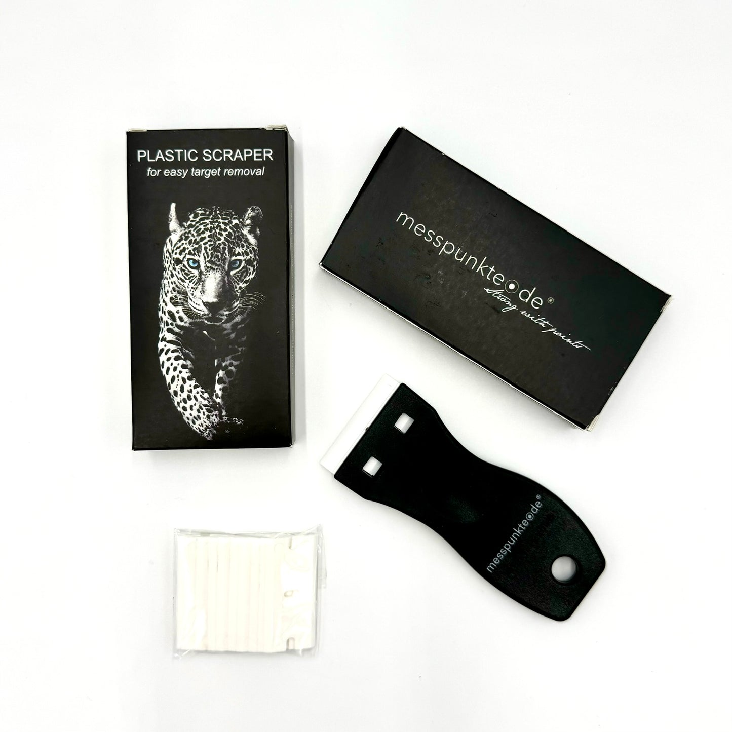 Plastic Scraper for 3D Target Dots