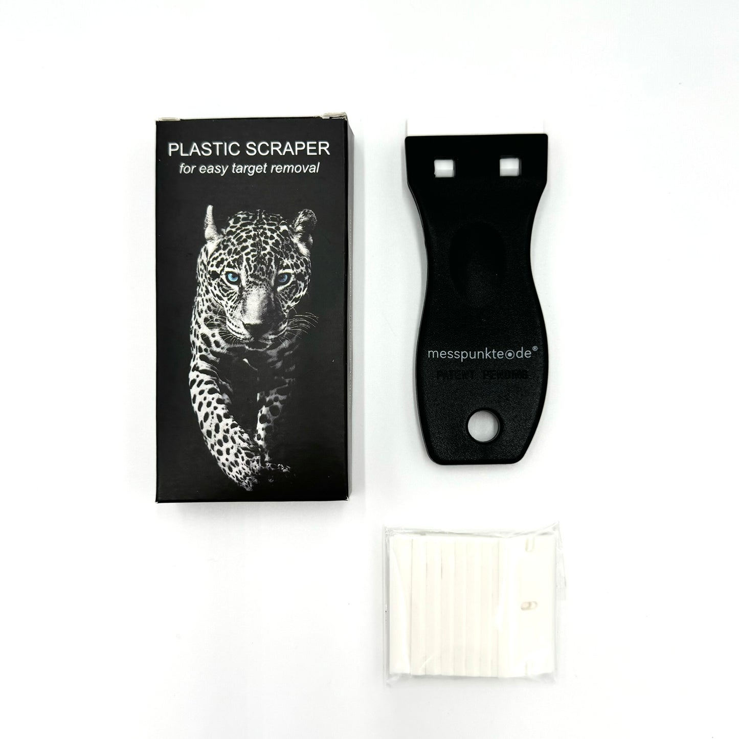 Plastic Scraper for 3D Target Dots