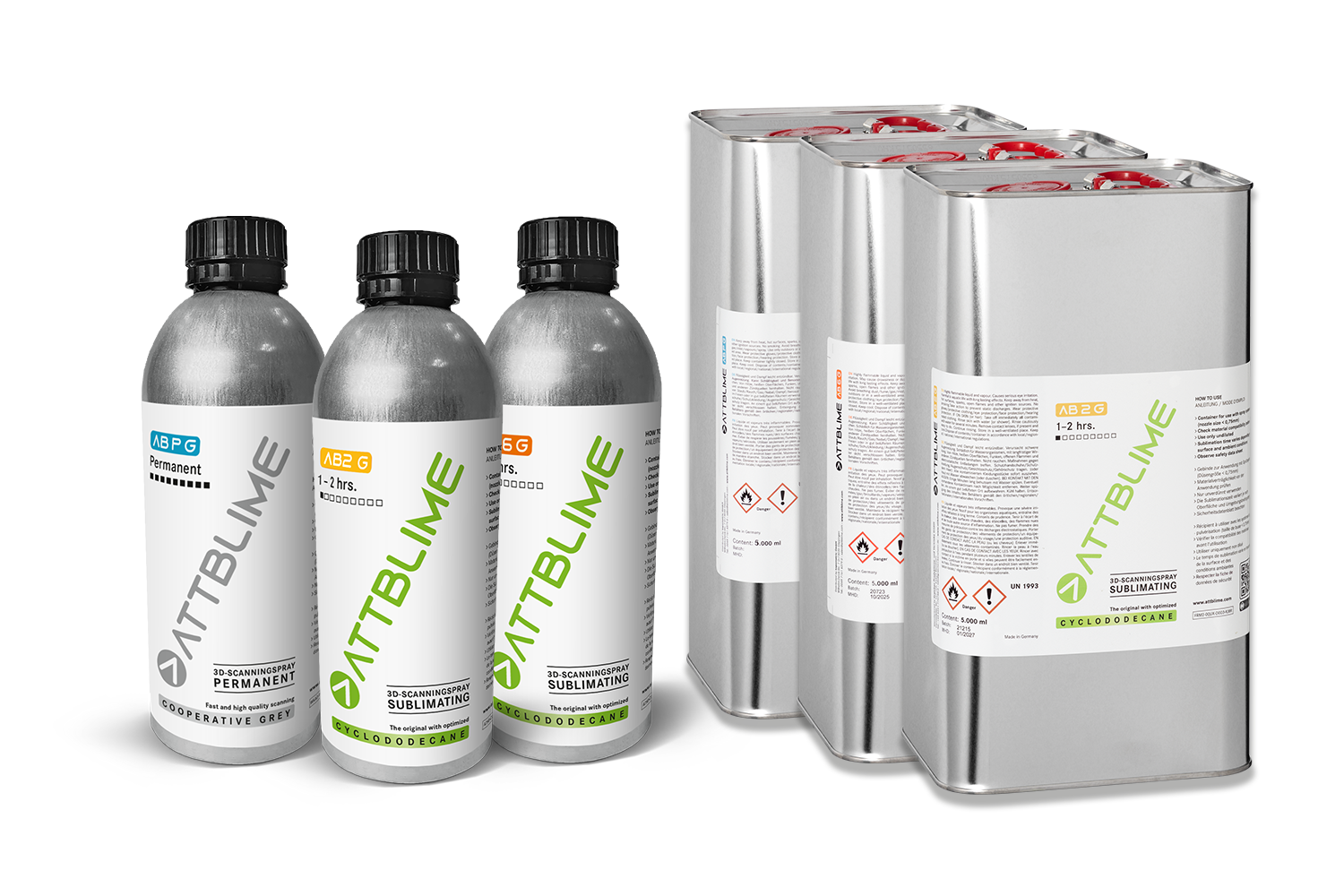 3D Scanning Spray bulk containers