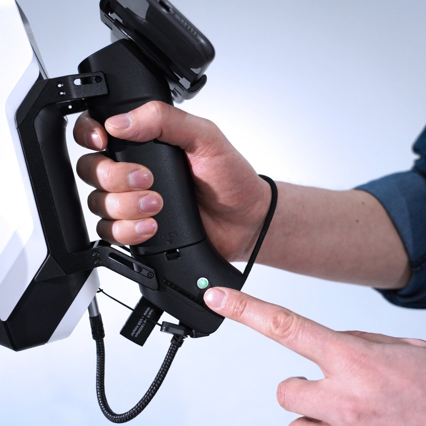 Airgo wireless handle for 3DeVOK scanners